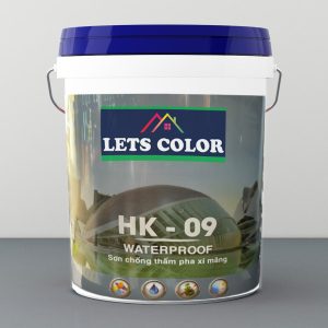 Sơn chống thấm pha xi măng HK-09 Lets Color Paint