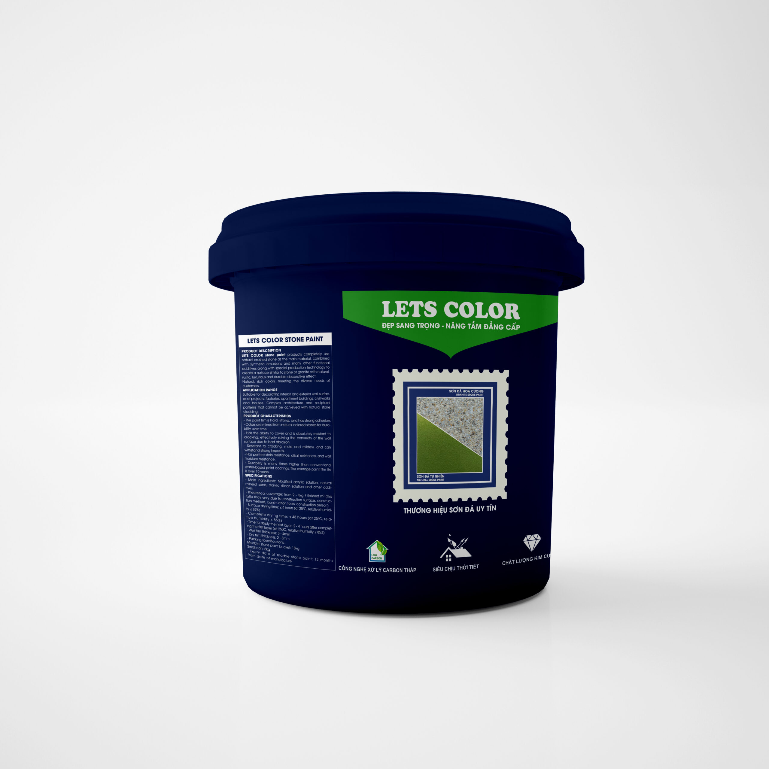 Sơn đá cẩm thạch cao cấp LetsColor Sơn đá cẩm thạch cao cấp LetsColor
