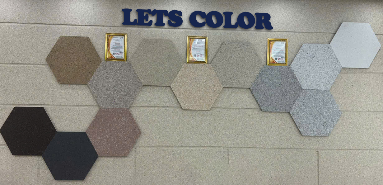 Bảng màu sơn đá Lets Color