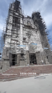 Công trình sơn đá tại nhà thờ Thọ Nghiệp - Xuân Trường - Nam Định