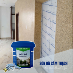 Sơn đá cẩm thạch cao cấp Lets Color (18 lít)