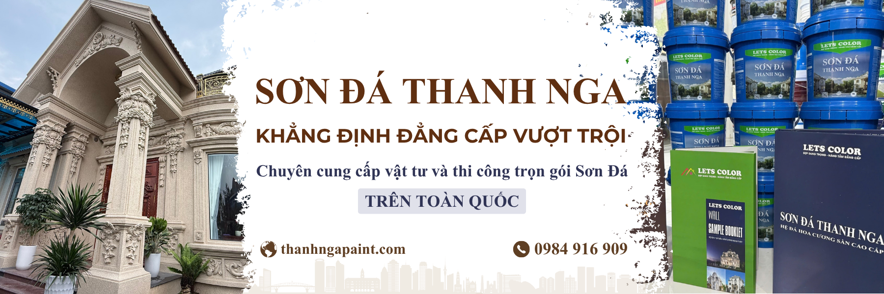 Banner website Thanh Nga Paint