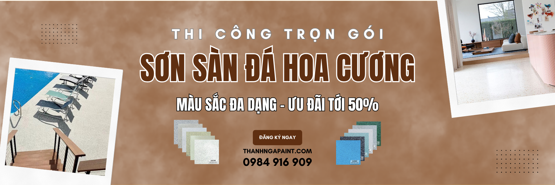 Banner website Thanh Nga Paint
