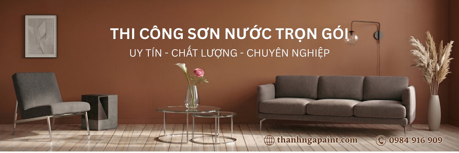 Banner website thi công trọn gói sơn nước
