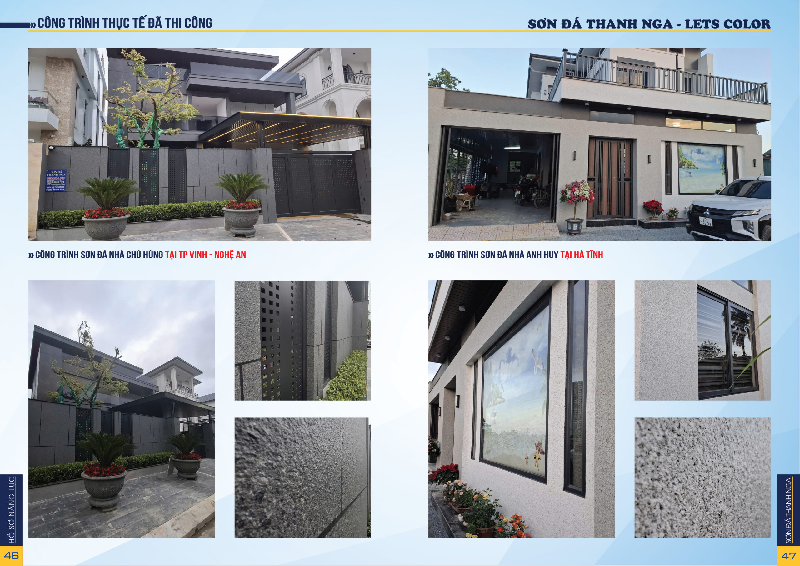 Hồ sơ năng lực Sơn Đá Thanh Nga