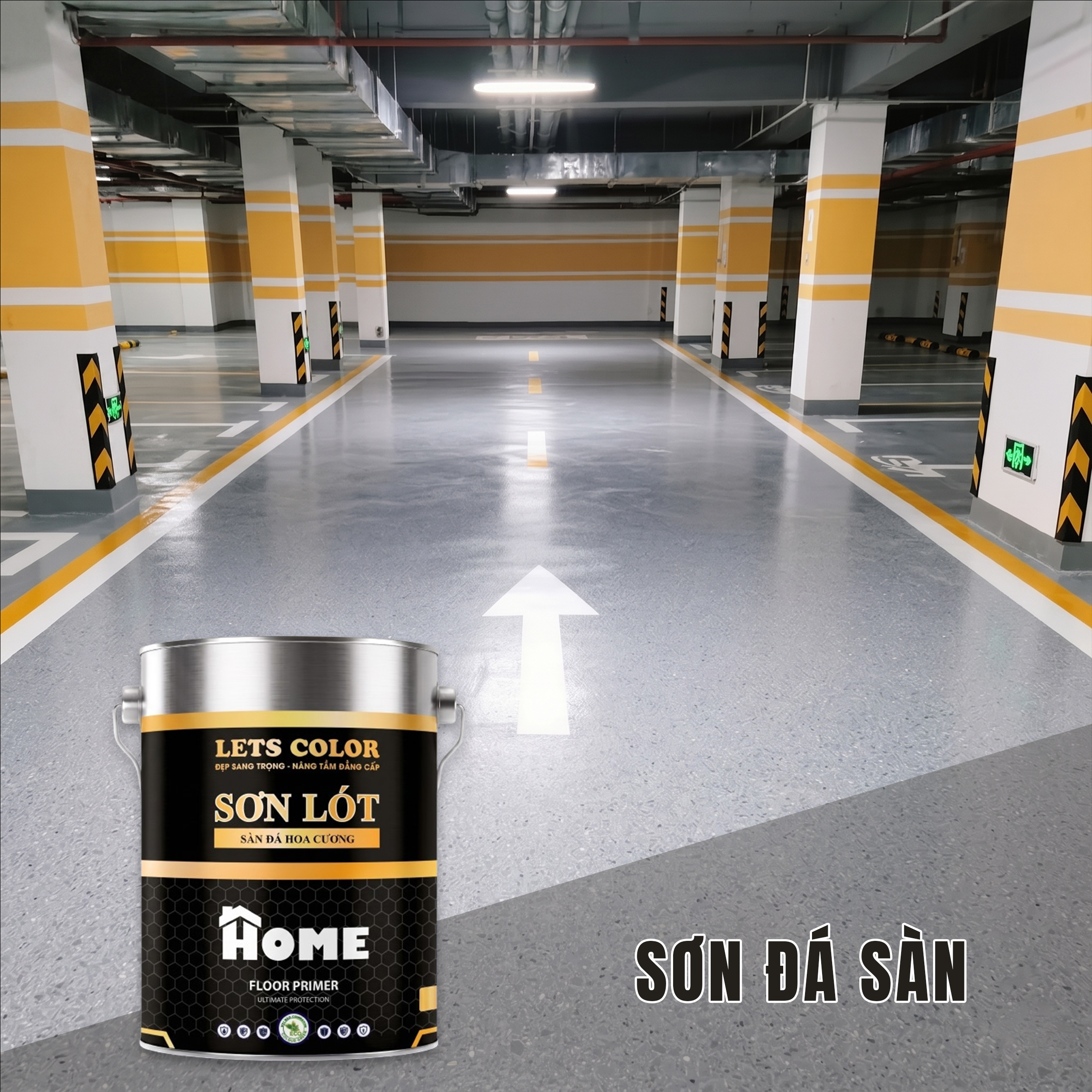 Sơn lót sàn đá hoa cương Sơn lót sàn đá hoa cương