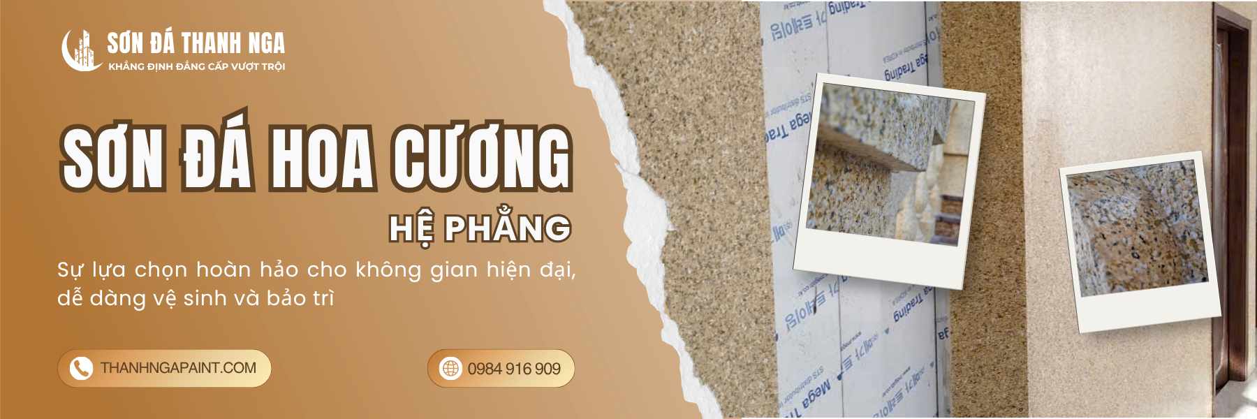 Banner website - Sơn đá hoa cương hệ phẳng